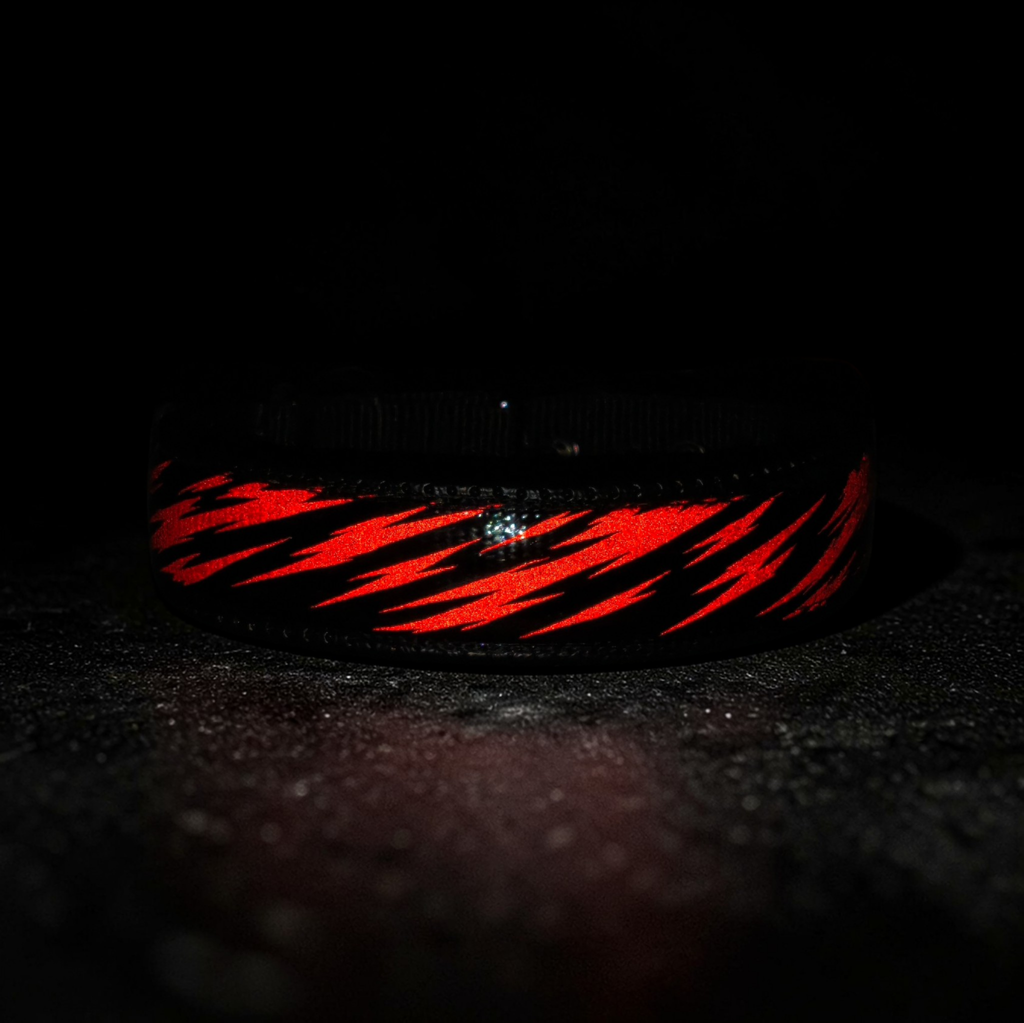 GLO-TEX Razor Reflective Dog Collar