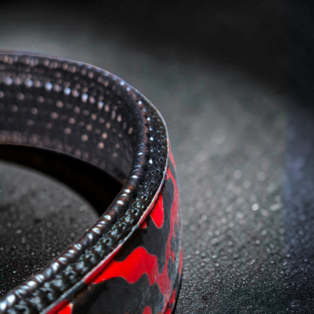GLO-TEX Camouflage Reflective Dog Collar