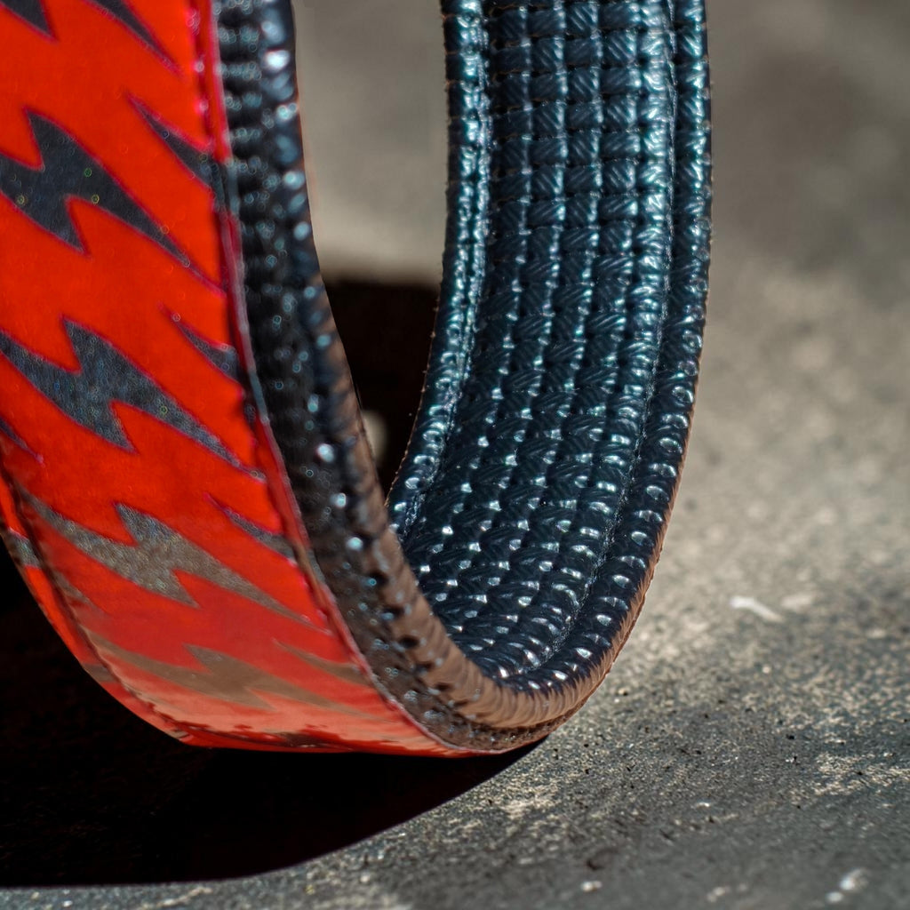 GLO-TEX Reflective Dog Collar with Custom Name
