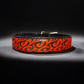 GLO-TEX Tribal Reflective Dog Collar